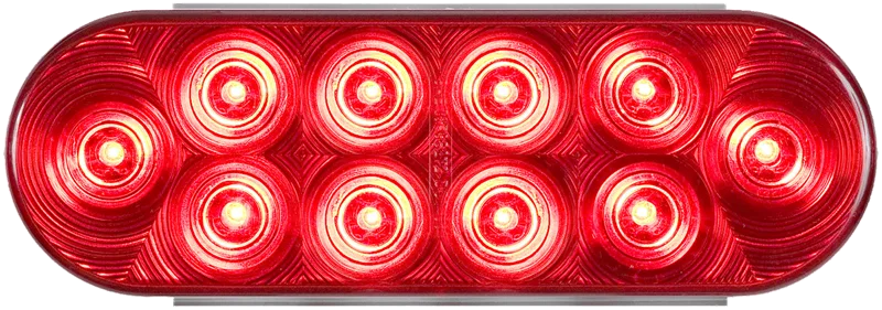 STL72RB – OPTRONICS Trailer Light, Stop/Turn/Tail Light LED Bulb Oval Red 6.43 Inch Length x 2.3 Inch Width x 1-3/4 I...